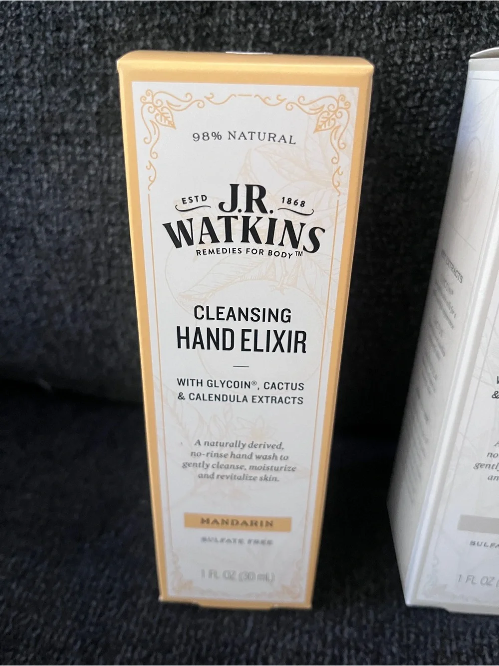 J.R. Watkins Cleansing Hand Elixir Trio - Mandarin, Oud, Rosemary & Mint